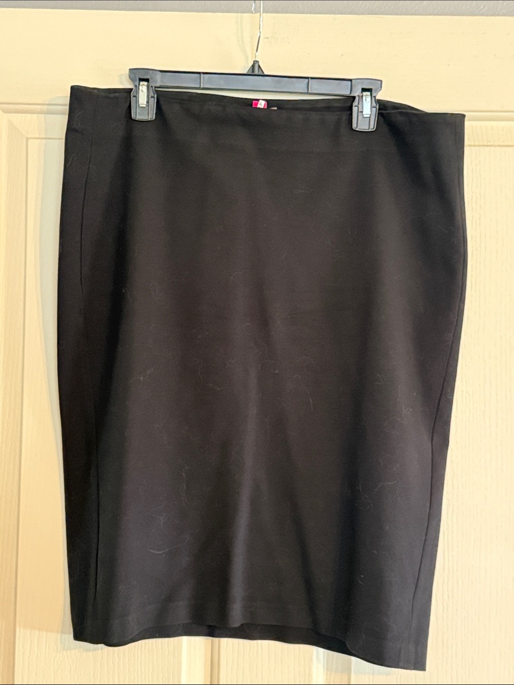 Vince Camino Classic Black Stretch Knit Pencil Skirt XL